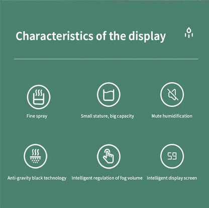 GravityMist features infographic